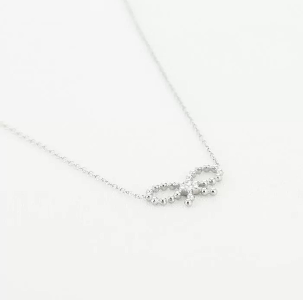 ‘STRIK’ necklace zilver