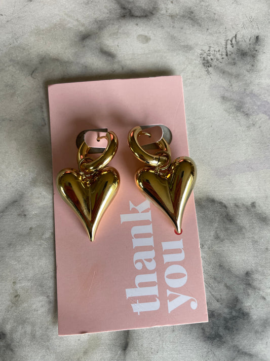 ‘STATEMENT HEART’ earrings