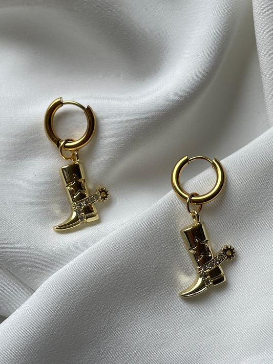 ‘FANCY COWBOY’ earrings goud