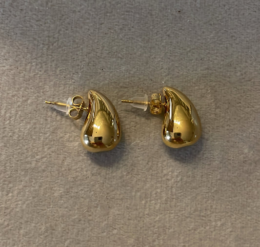 ‘TEAR DROP’ earrings goud