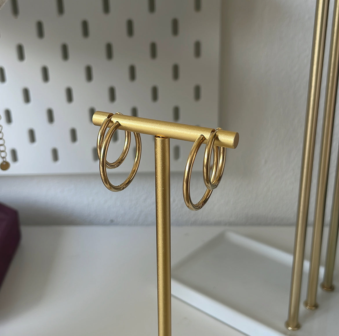 ‘GOLDEN HOOP’ earrings goud