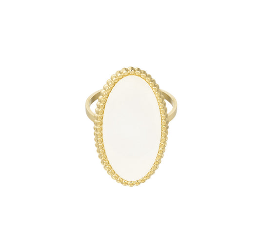 ‘VINTAGE’ ring goud-wit