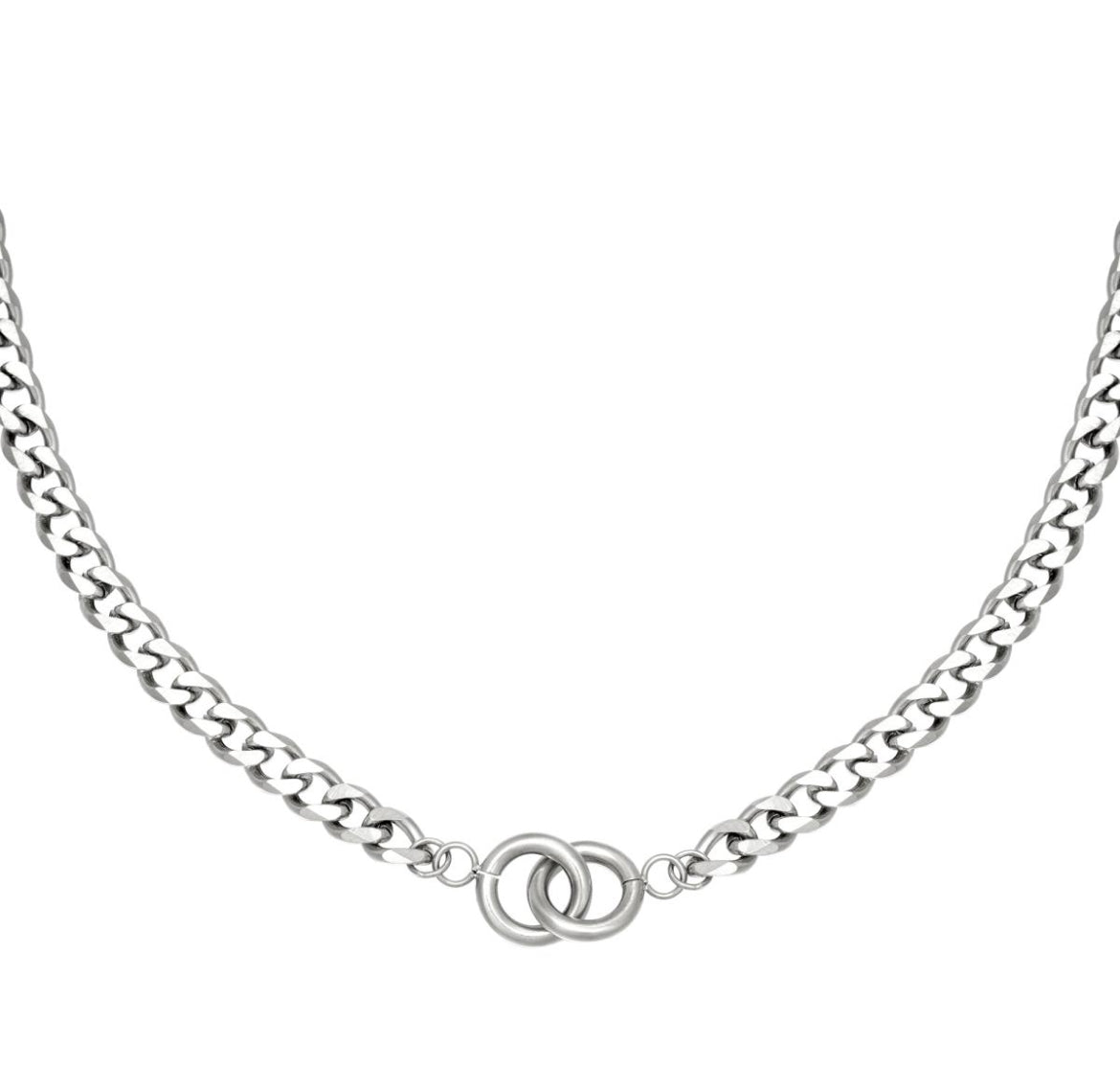 ‘FOREVER’ necklace zilver