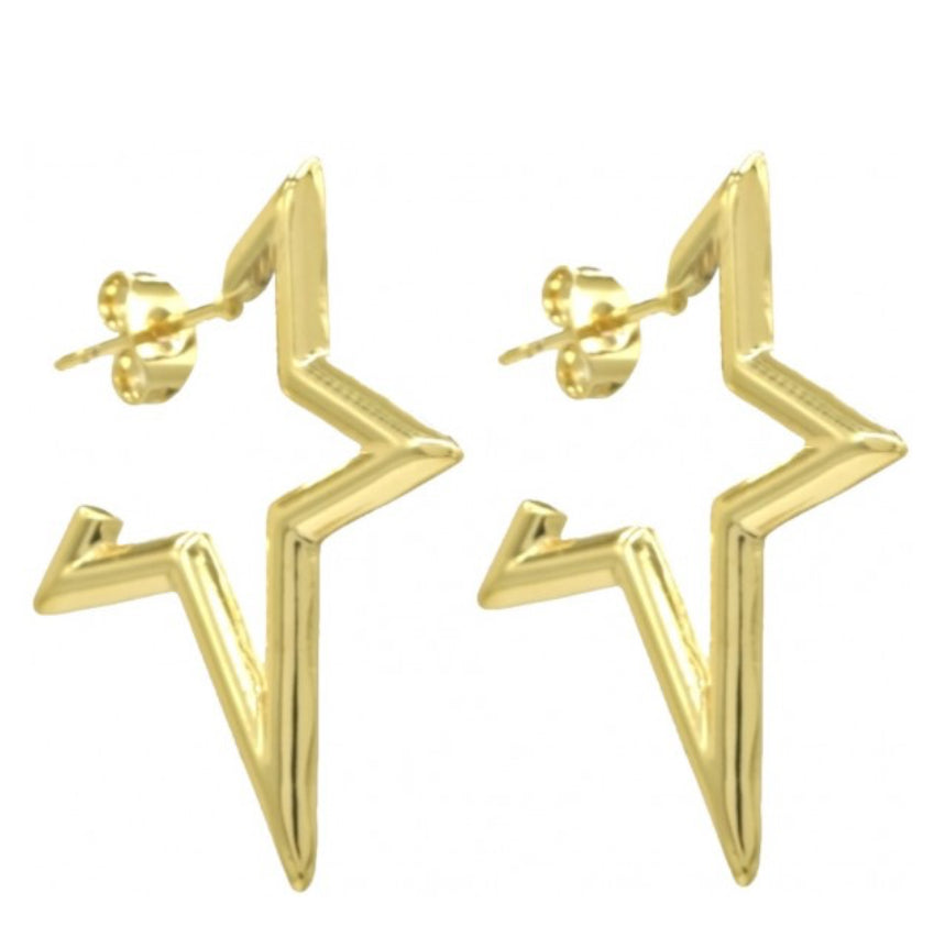 ‘FASHION STAR’ earrings goud
