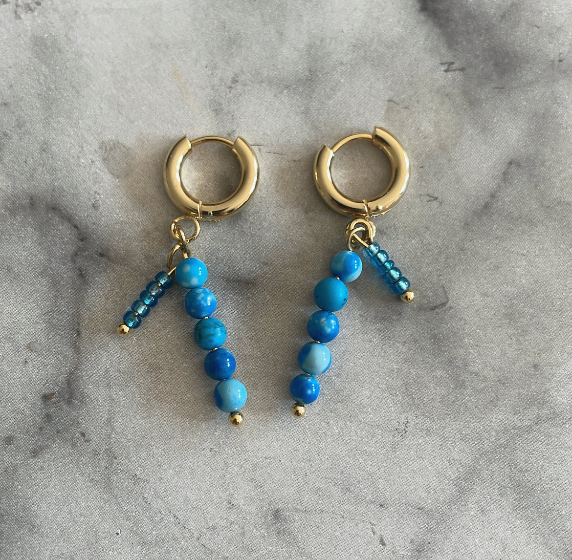 ‘BLUE SEA’ earrings
