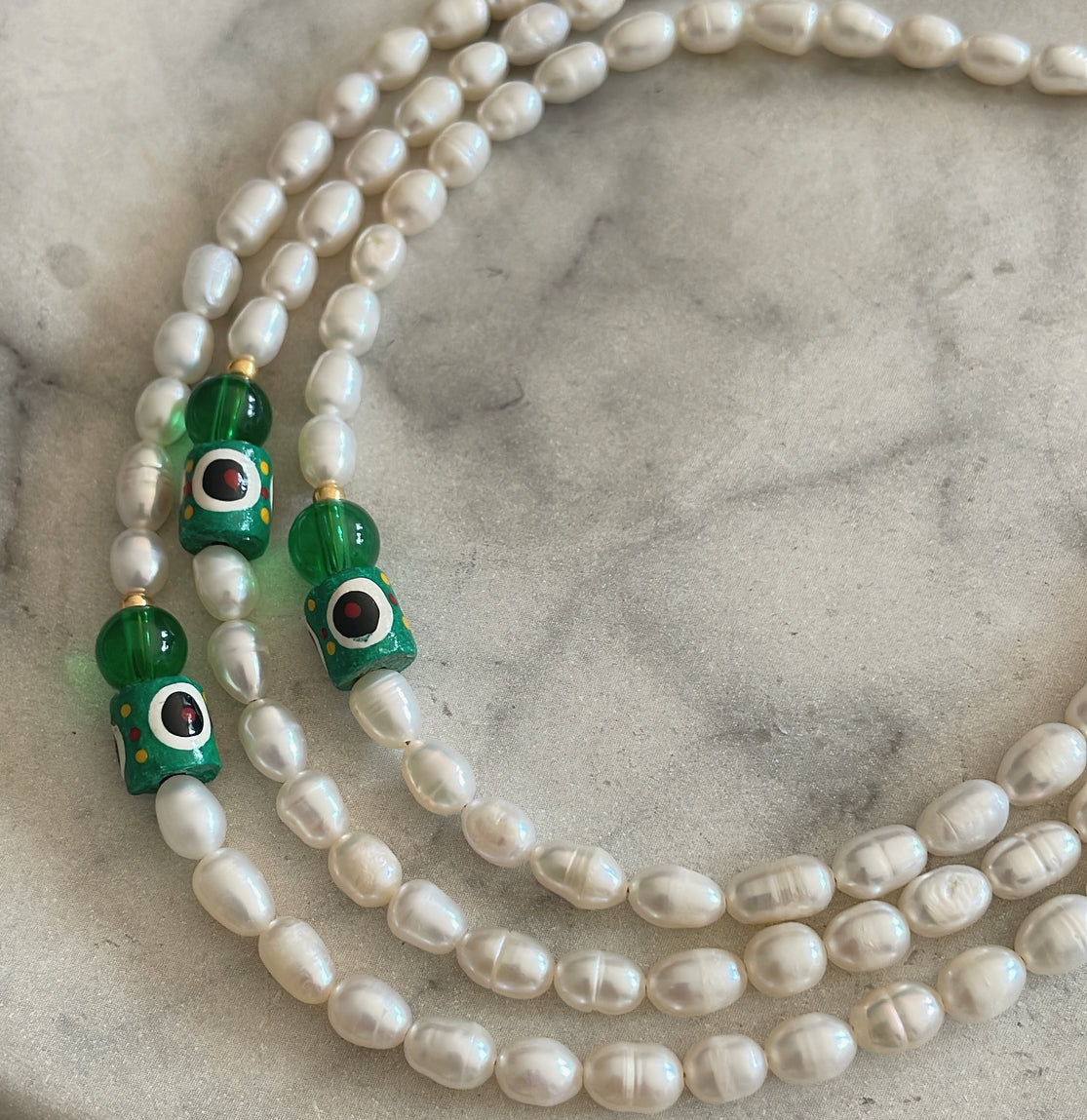 ‘GREEN EYE’ necklace