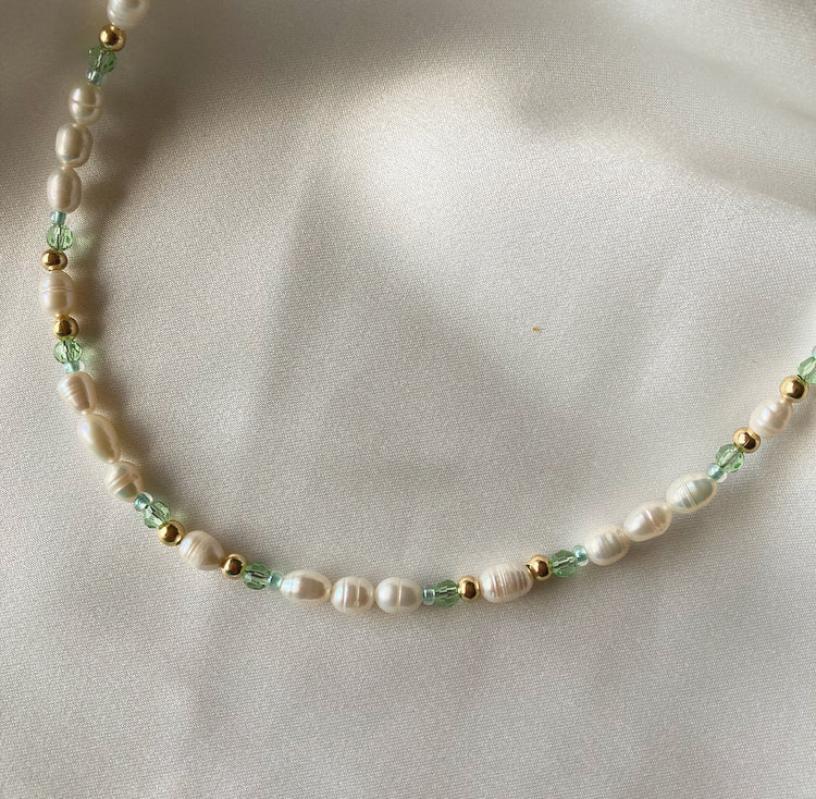 'DETAILED PEARL' necklace