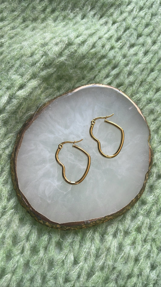 ‘LOVED HOOP’ earrings