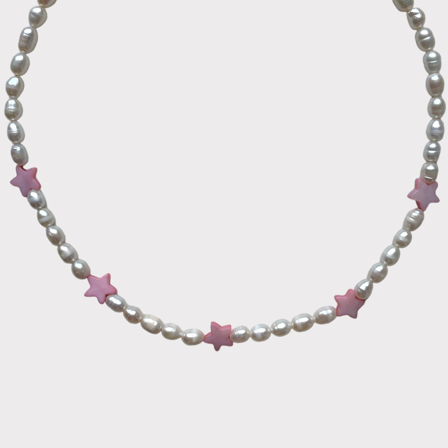 ‘TREASURE’ necklace roze